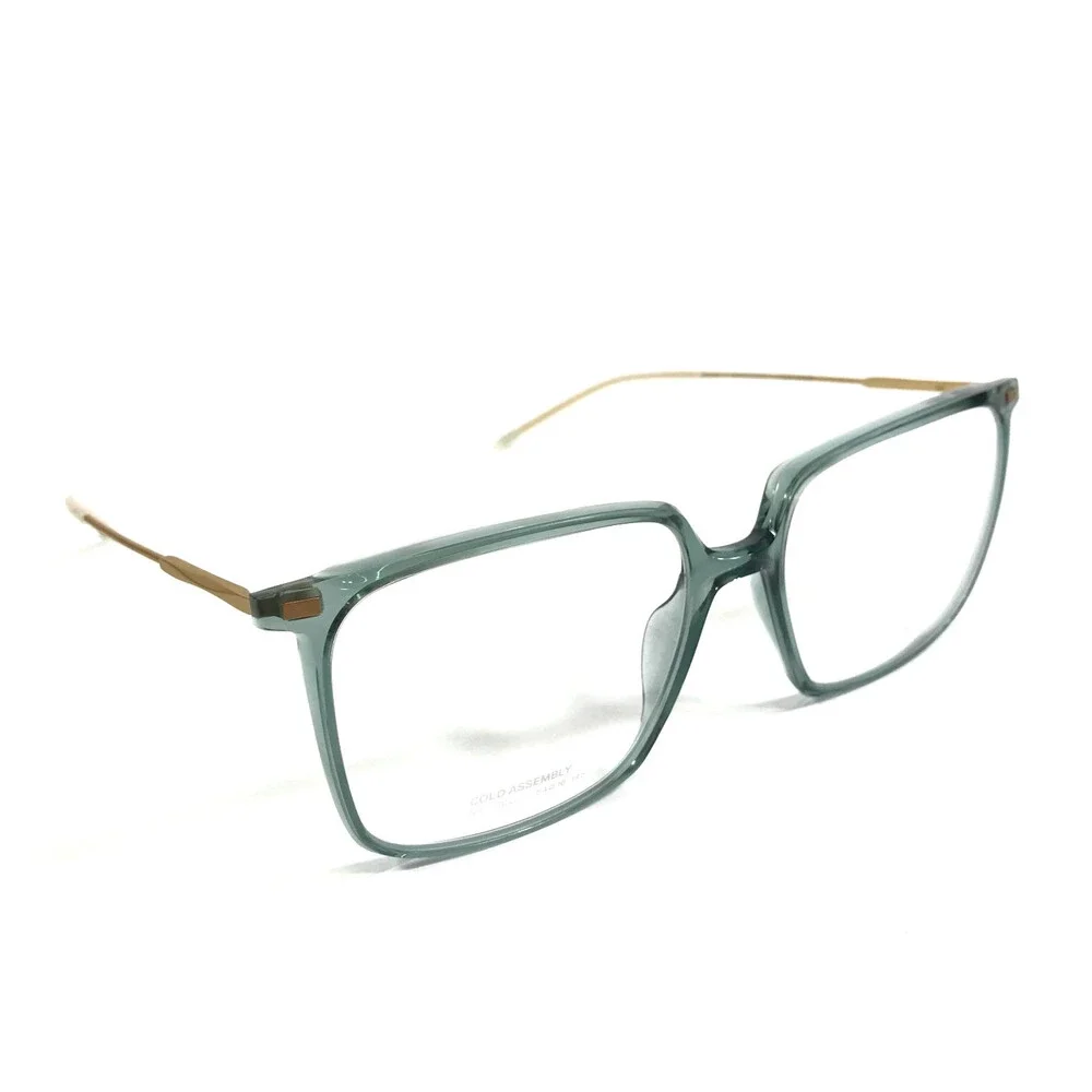 lool Eyewear Eyeglasses Frames SIONA GRGD Clear Green Matte Gold 54-16-145